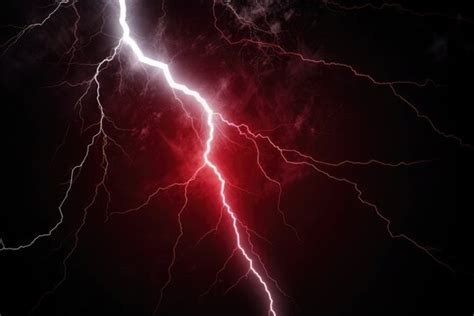 Red Lightning Wallpaper