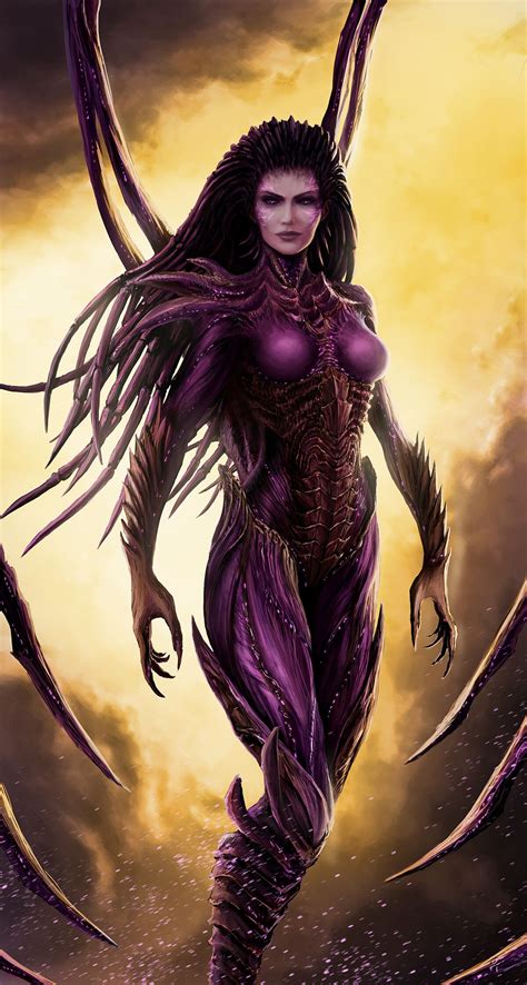 ArtStation - Kerrigan - Queen of Blades, Tamás Patkós Fantasy Girl ...