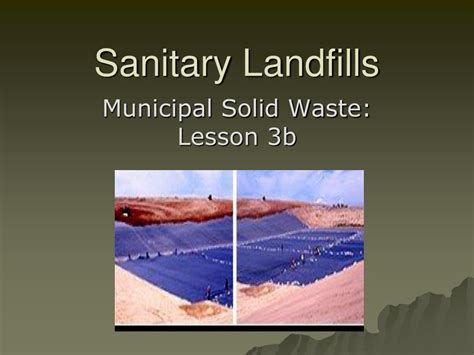 PPT - Sanitary Landfills PowerPoint Presentation, free download - ID:1425137