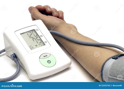 Sphygmomanometer And Arm Royalty Free Stock Photo - Image: 23255765