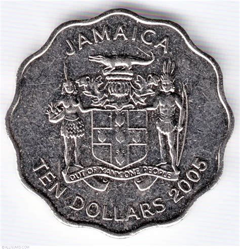 10 Dollars 2005, Commonwealth (2001-present) - Jamaica - Coin - 18846