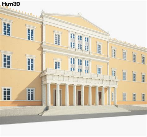 Hellenic Parliament Building 3D model - Architecture on Hum3D