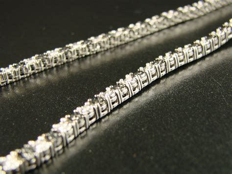 new_york_jewels: 1 ROW ALL BLACK DIAMOND CHAIN NECKLACE 3 CT 34 INCH