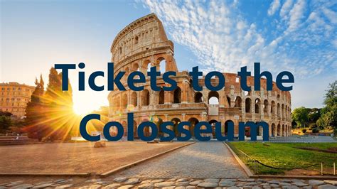 How to buy tickets to the Colosseum without waiting in line - GeoRome