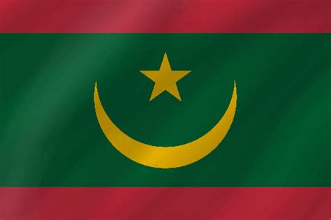 Mauritania flag emoji - Country flags