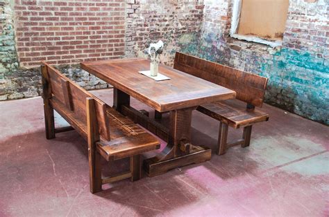 Dining Table Benches With Backs - Ideas on Foter