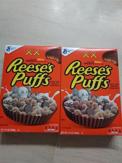 kaws x reese's puffs, Hobbies & Toys, Memorabilia & Collectibles, Vintage Collectibles on Carousell