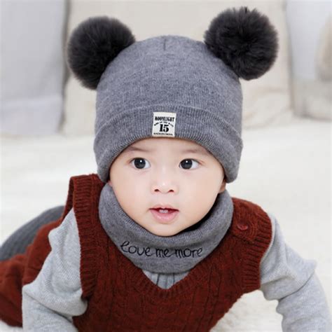 Winter Hats for Toddlers, Cute Knit Beanie for Girls & Boys, Outdoor ...