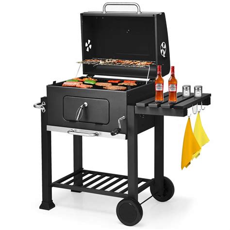 Costway Charcoal Grill Barbecue BBQ Grill Outdoor Patio Backyard ...