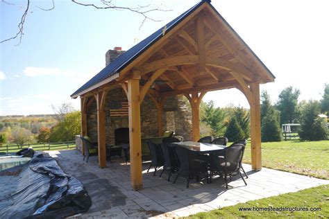 Wooden Pavilions, Timber Frame Pavilions | Homestead Structures