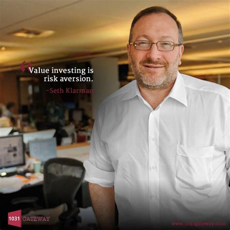 "Value investing is risk aversion." -Seth Klarman | Value investing ...