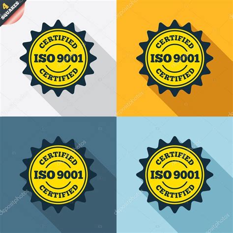 ISO 9001 certified signs Stock Vector Image by ©Blankstock #62369553