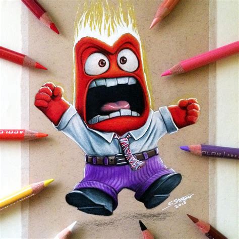 Anger Drawing - Inside Out Fan Art by LethalChris on DeviantArt