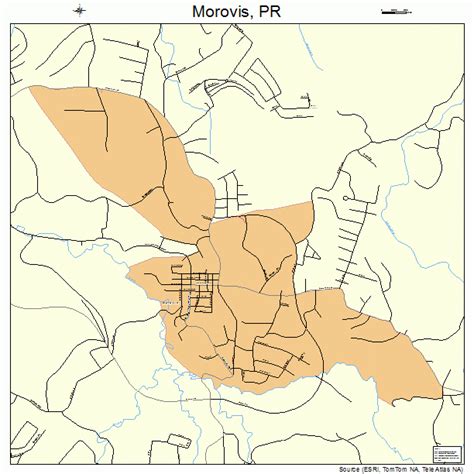 Morovis Puerto Rico Street Map 7255097