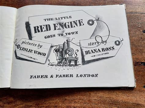 The Little Red Engine Goes to Town by Diana Ross: Good Hardcover (1952) 1st Edition | Johnston's ...