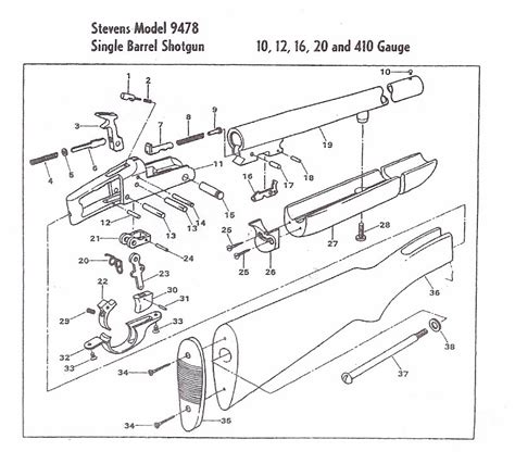 Savage Shotgun Parts, Stevens Shotgun Parts,Springfield Shotgun Parts ...