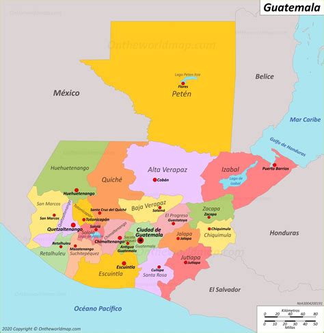 El Mapa De Guatemala Localizado - Image to u