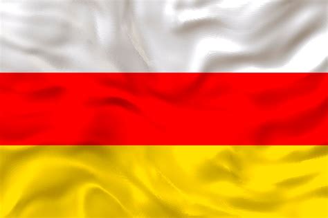 Premium Photo | National flag of south ossetia background with flag of ...