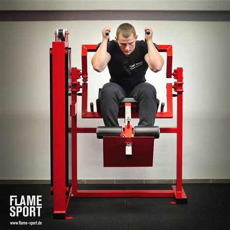 Abdominal Crunch Machine (2E) FLAME SPORT - FLAME SPORT - Professional ...