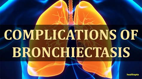 COMPLICATIONS OF BRONCHIECTASIS - YouTube