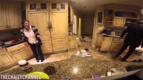 Burglar Prank Gone Wrong *GUN PULLED BY DAD* - YouTube