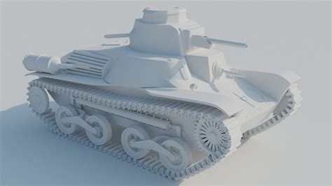 3D model Type 94 tankette VR / AR / low-poly | CGTrader