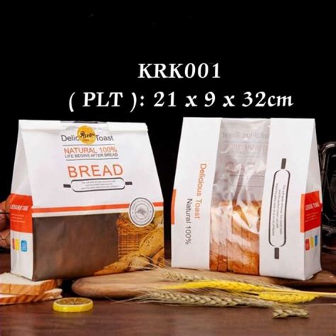 Promo Kemasan Kertas Roti Krk001/ Plastik Kertas Roti/ Kemasan Serbaguna Diskon 23% di Seller ...