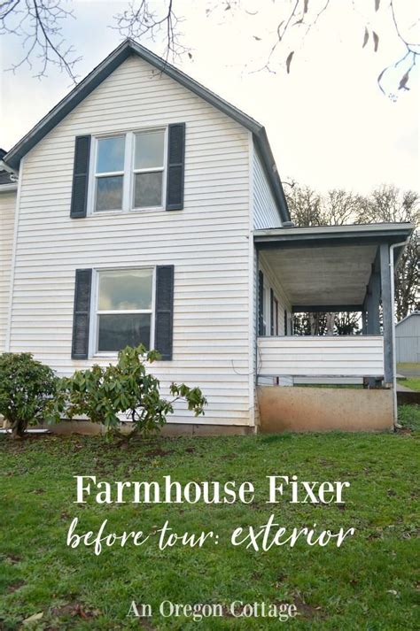 Exterior Farmhouse Fixer Before Tour in 2020 (With images) | Farmhouse ...