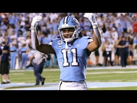 Josh Downs Highlights - YouTube