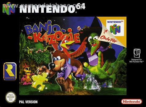 Banjo-Kazooie - Nintendo N64 - Artwork - Box