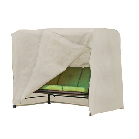 Modern Leisure Basics Outdoor Patio Swing Cover, 87"L x 64"W x 66"H ...