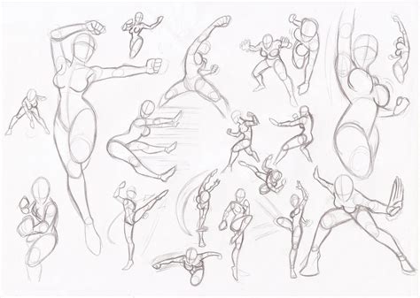 Female poses - fighting by RikuGloomy on DeviantArt