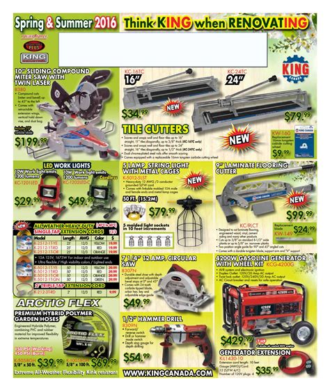 King Canada Tools Spring 2016 Flyer by ToolStoreCanada - Issuu