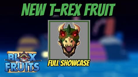 NEW T-Rex Fruit in Blox Fruits! Showcase (Roblox) - YouTube