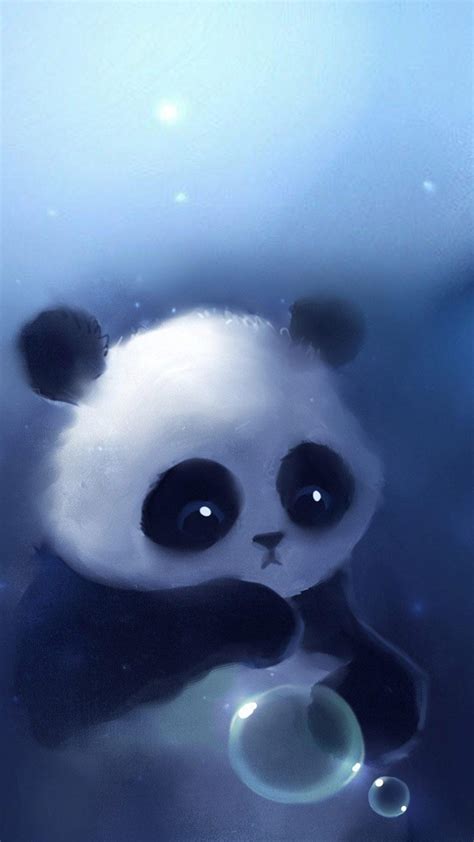 Baby Blue Panda Wallpapers - Wallpaper Cave