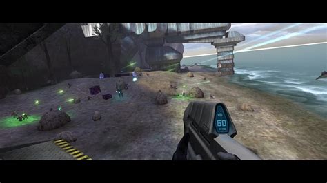 The Silent Cartographer Beach Fight - Halo CE Ruby's Rebalanced - Legendary - YouTube