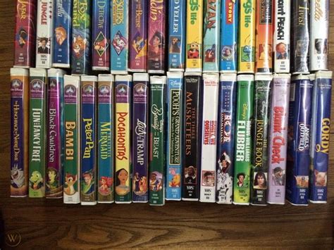 Disney Vhs Lot 20