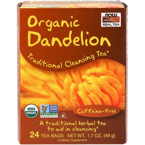 NOW Foods Organic Dandelion Tea by NOW Foods: Lowest Prices at Muscle ...