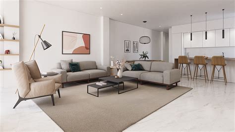 Living room design 3D on Behance