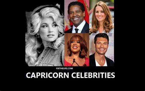 Celebrity Capricorns: Why They Became Famous - fixthelife