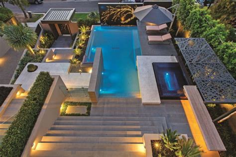 Resort Style Modern Landscaping in Melbourne, Australia by COS Design