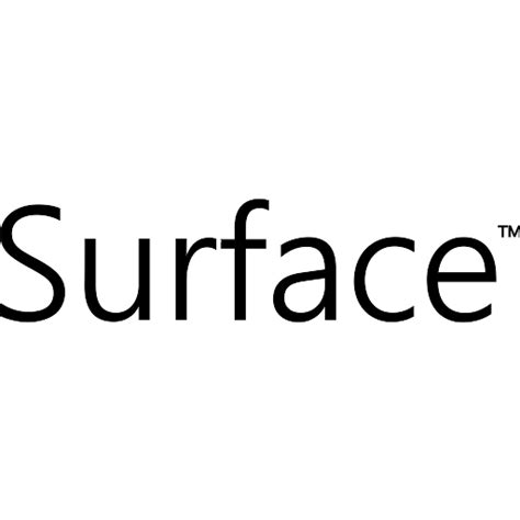 Microsoft Surface logo vector SVG, PNG download free