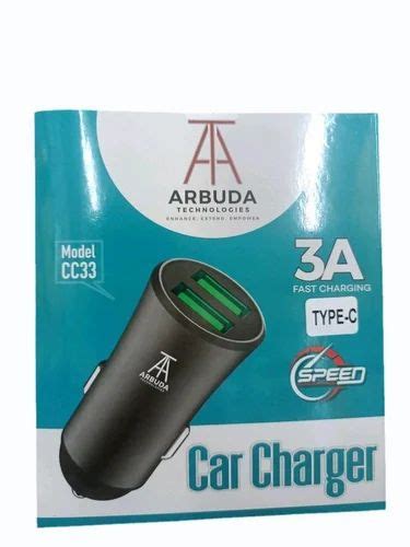 3A Fast Type C Car Chargers, 2 Port at Rs 699/piece in Hyderabad | ID: 2853502999562