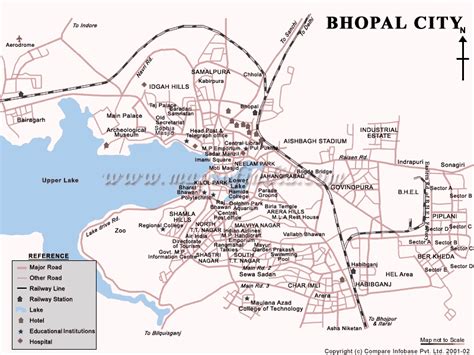 map of bhopal, bhopa map, tourism map of bhopal, travel map of bhopal, city map of bhopal