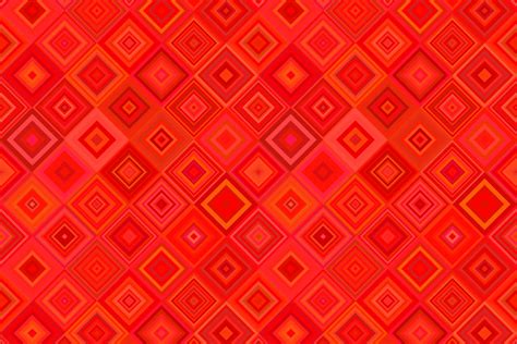 Seamless Geometrical Red Square Pattern Graphic by davidzydd · Creative ...