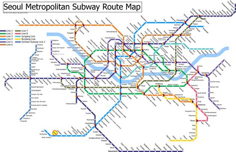 Seoul Subway Map - Seoul Sublet