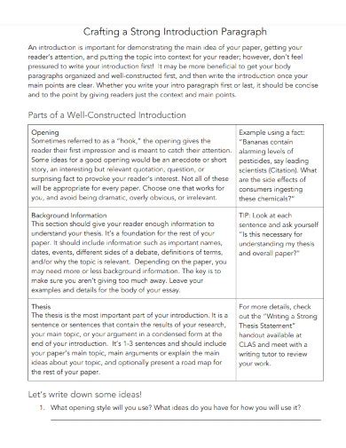 Introduction Paragraph - Examples, Format, How to Write, PDF