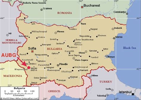 Bulgaria Tourist Map - Bulgaria • mappery