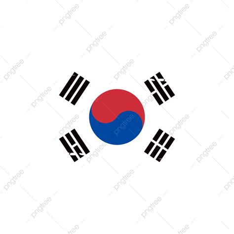 South Korea Flag PNG Transparent, South Korea Flag Painted Brush Transparent, South Korea Flag ...