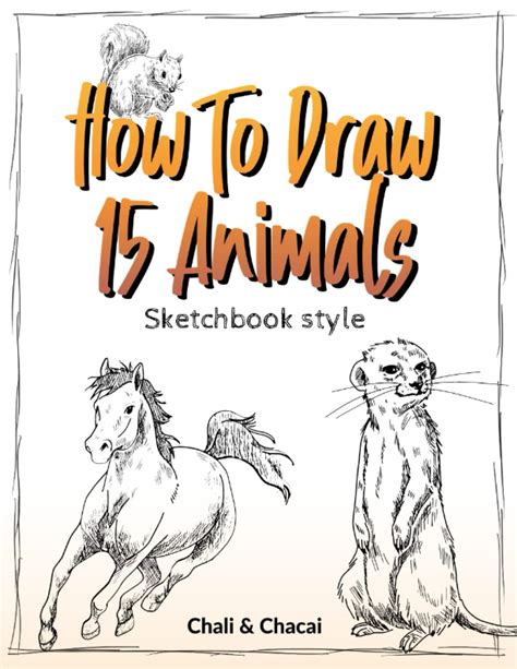 How to Draw Animals Sketchbook Style: A great book for beginners to intermediate drawers of all ...